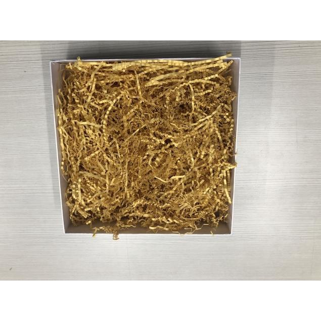 

Shredded paper / plasma yellow gold crinkle cut 200 gr / kuning emas