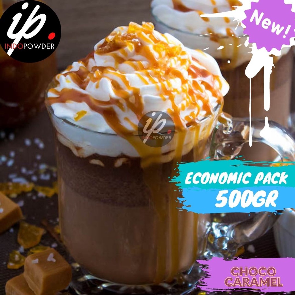 

500 GRAM - Bubuk CHOCO CARAMEL 500gr - Bubuk Minuman CHOCO CARAMEL 500gr
