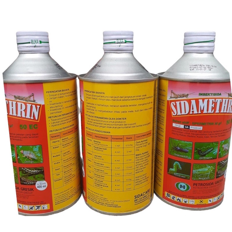 Insektisida Sidametrin Sidamethrin 50EC - 400 ML 100% Original