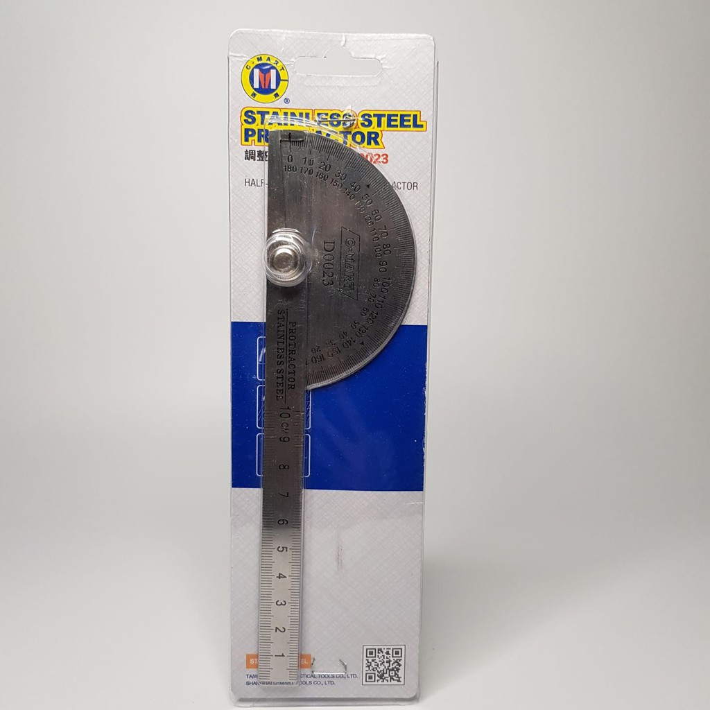

Busur Derajat Tukang Protractor Penggaris 10 cm CMART D0023