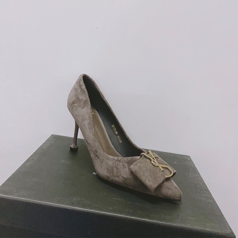 black and leopard heels