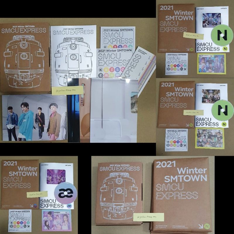 [READY STOCK ALBUM ONLY] 2021 Winter SMTOWN SMCU Express AESPA / REDVELVER / NCT DAYTIME PASS / NCT 