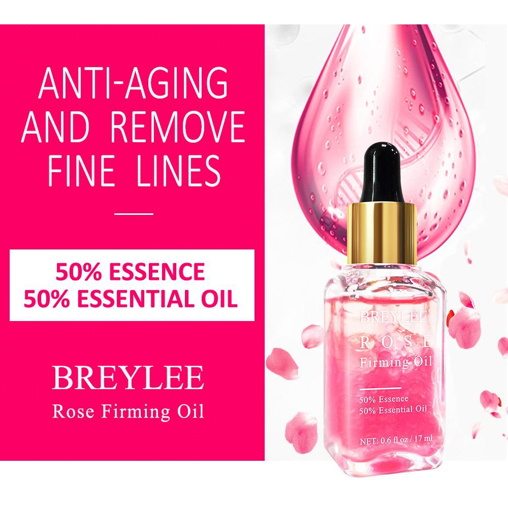 Rose Firming Oil Serum 50% Essence 50% Essential Oil - Memutihkan Kulit Anti Aging Anti Penuaan