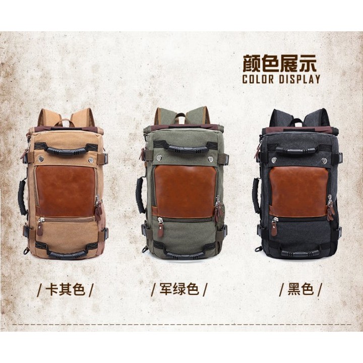 KAKA 0208 - 3-in-1 Travel Handbag Carrying 15.6 inch Laptop Backpack