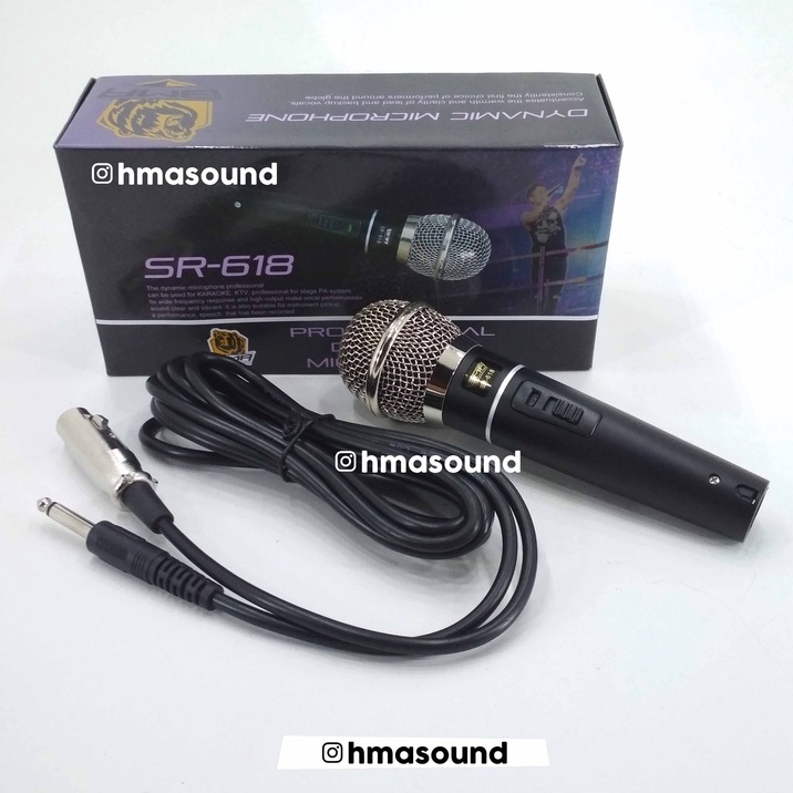 Mic Microphone Kabel BMA SR-618