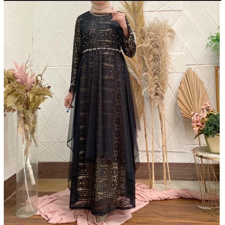 baju gamis wanita dress muslim terbaru Gamis By ozias Gamis andin tile BermotifGamis wanitaGamis pe 