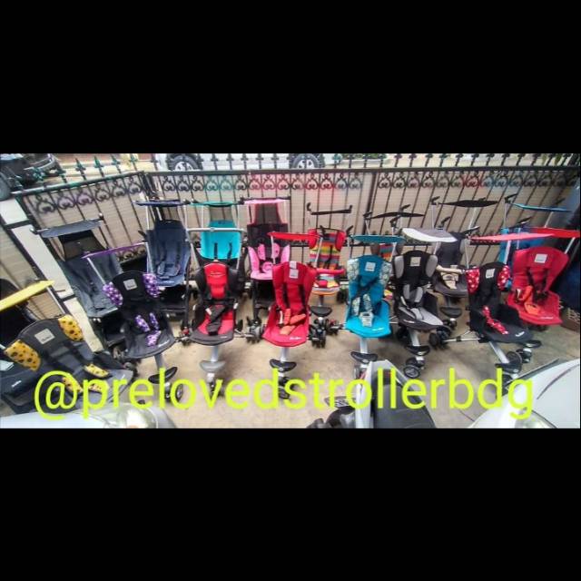 Stroller isport dan pockit preloved cabin size travelling LENGKAP DGN TAS