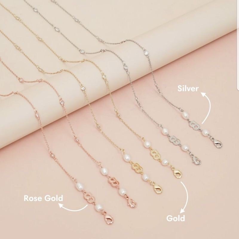 Everything long chain Buttonscarves