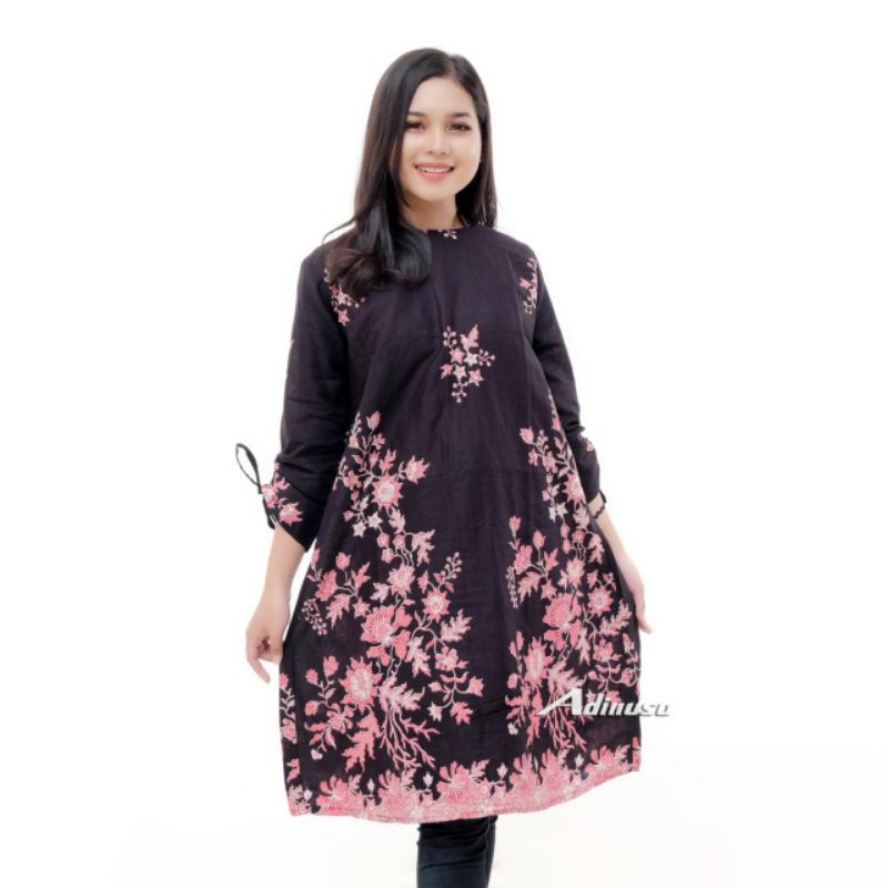 NEW DRESS BATIK WANITA MOTIF BATIK BFJ88Kdrt004