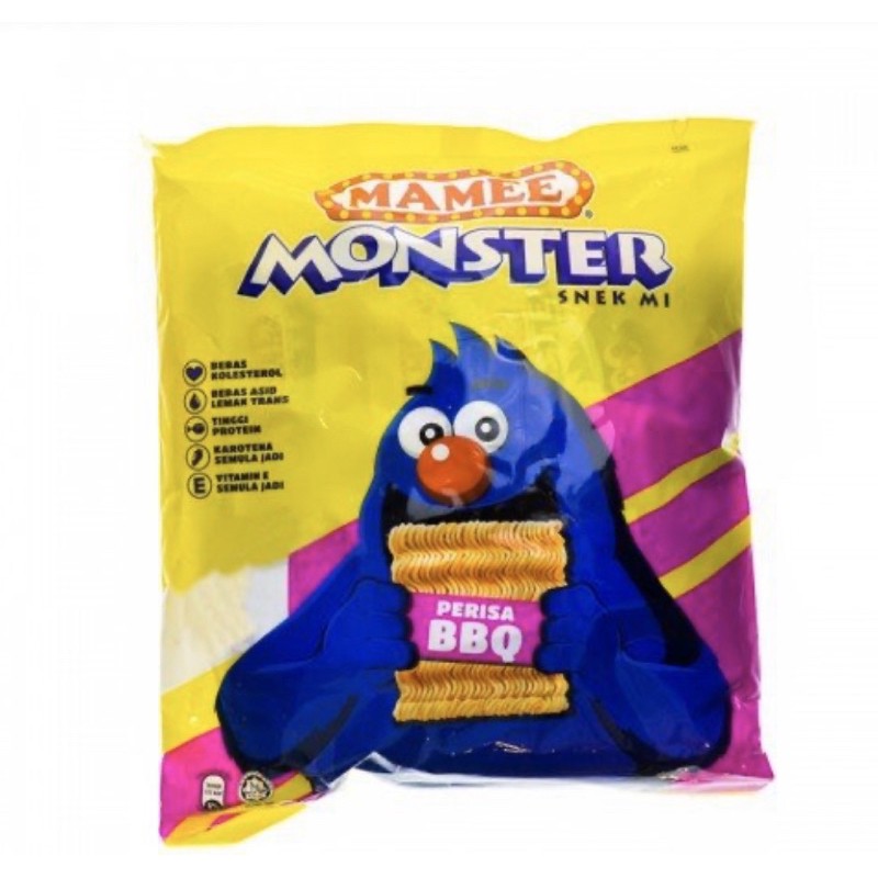 

Mamee monster BBQ flavour 8's 200 gr