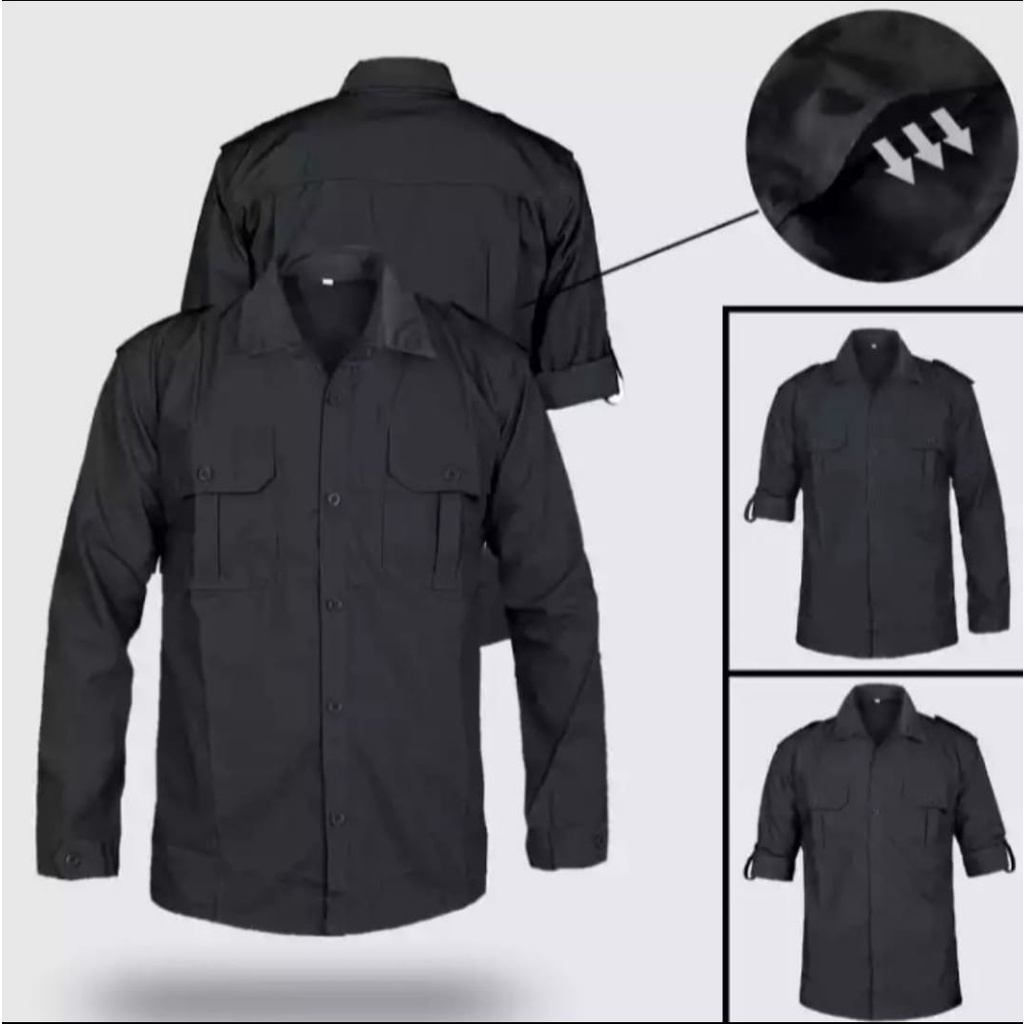 Kemeja PDL Lapangan Lengan Panjang/Baju Kerja/pakaian Outdoor/Tactical/seragam kantor/Hiking/Gunung