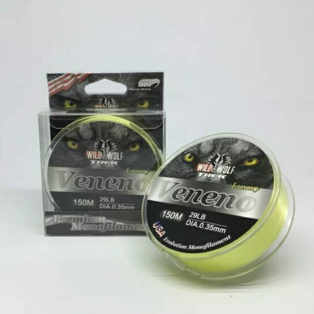 Senar pancing wild wolf veneno 150M
