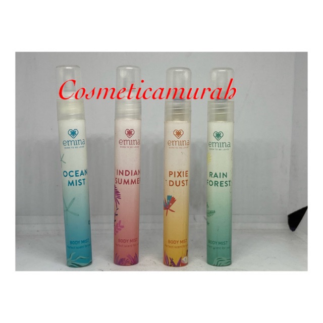 Lengkap - EMINA BODY MIST 10 ml / BODY MIST EMINA POCKET