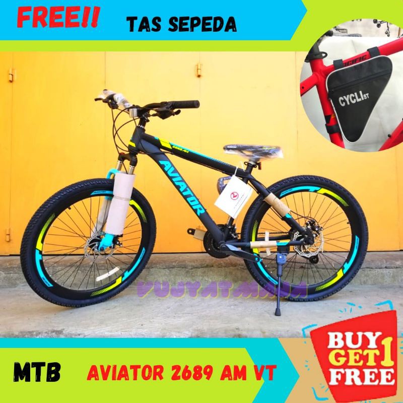 PROMO SEPEDA GUNUNG MTB  AVIATOR 2689 AM VT '26'/MTB AVIATOR 2690 XT VT