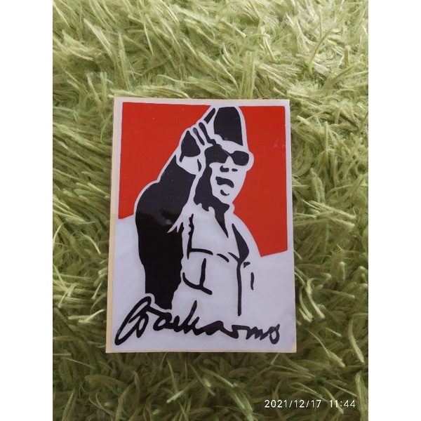 

stiker cutting Soekarno uk 6cm x 8 cm