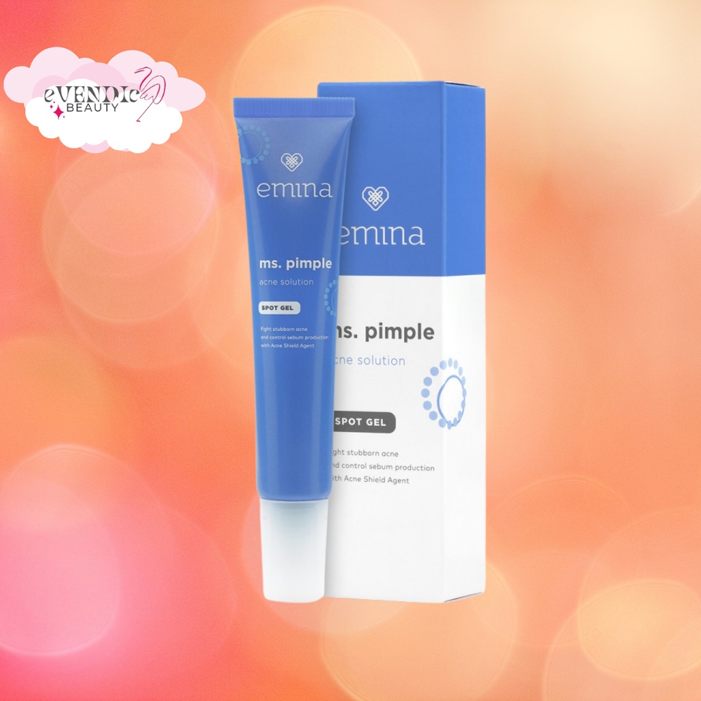 EMINA Ms. Pimple Acne Solution Spot Gel 15ml BPOM❤