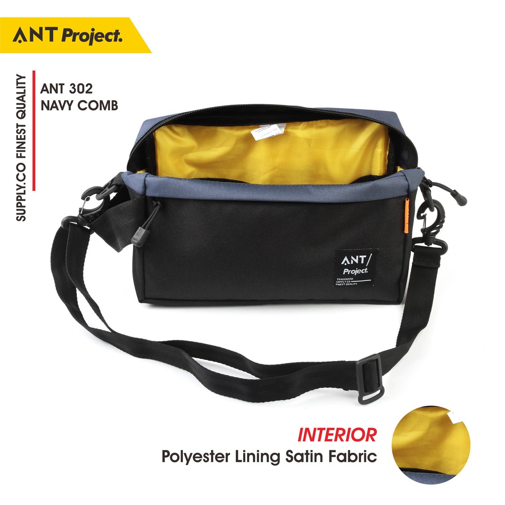 MiRAi Sling Bag Tas Selempang Distro Pouch Pria 3in1 Handbag Cowok Murah Kanvas Original