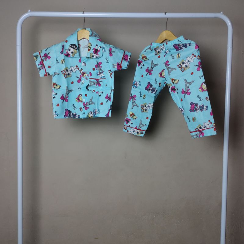 Piyama Anak Umur 1-6 Tahun Bisa Pilih Motif