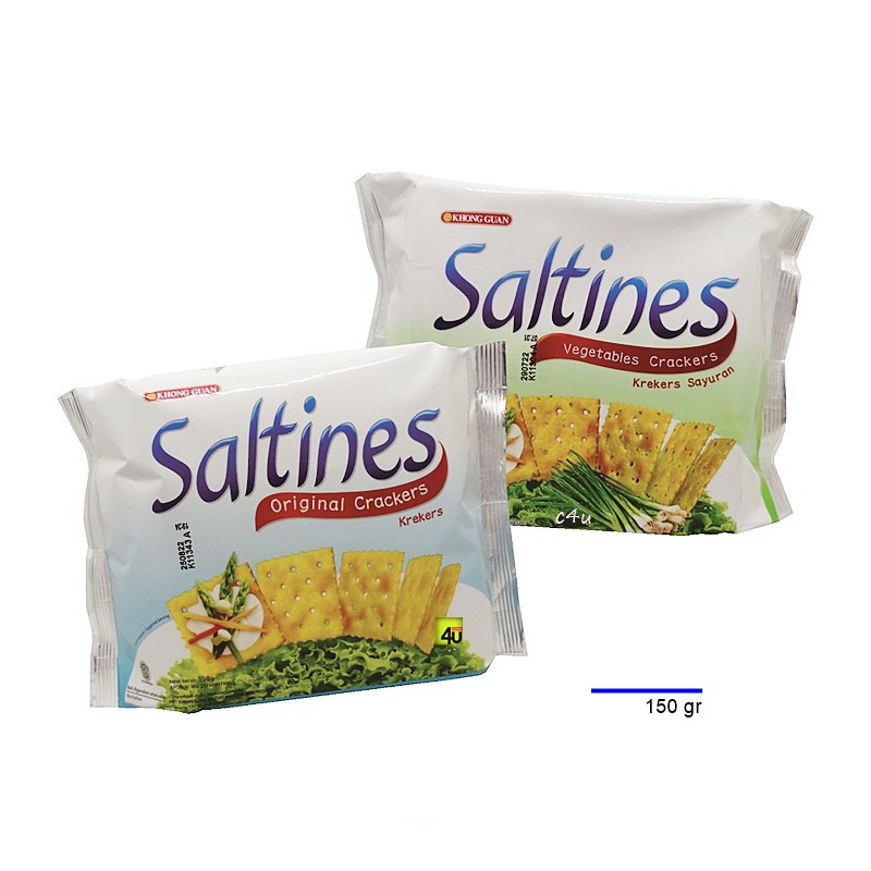 

Khong Guan SALTINES - Delicious Crackers - 150gr