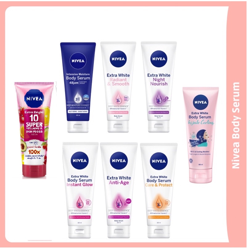 ⭐BAGUS⭐ NIVEA Body Serum 180ml | 70ml | Body Lotion