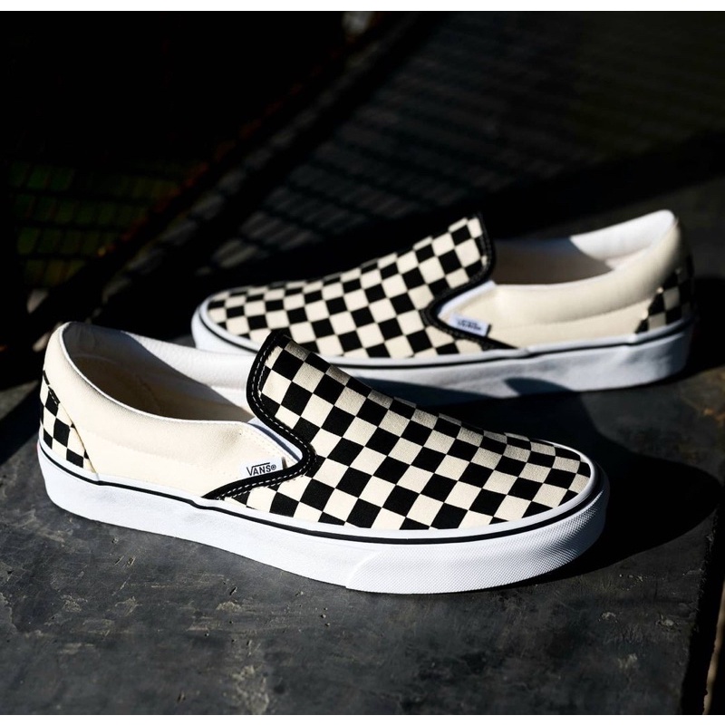 [SALE] VANS SLIP-ON CHECKERBOARD CLASSIC ORIGINAL 100% ( Global Release )