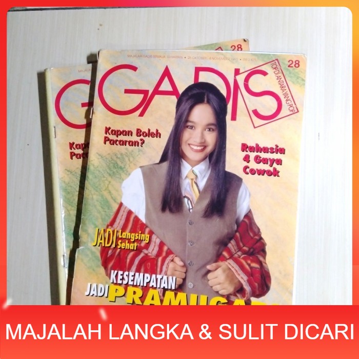 Majalah GADIS No.28 Okt 1993 IMELDA Langka