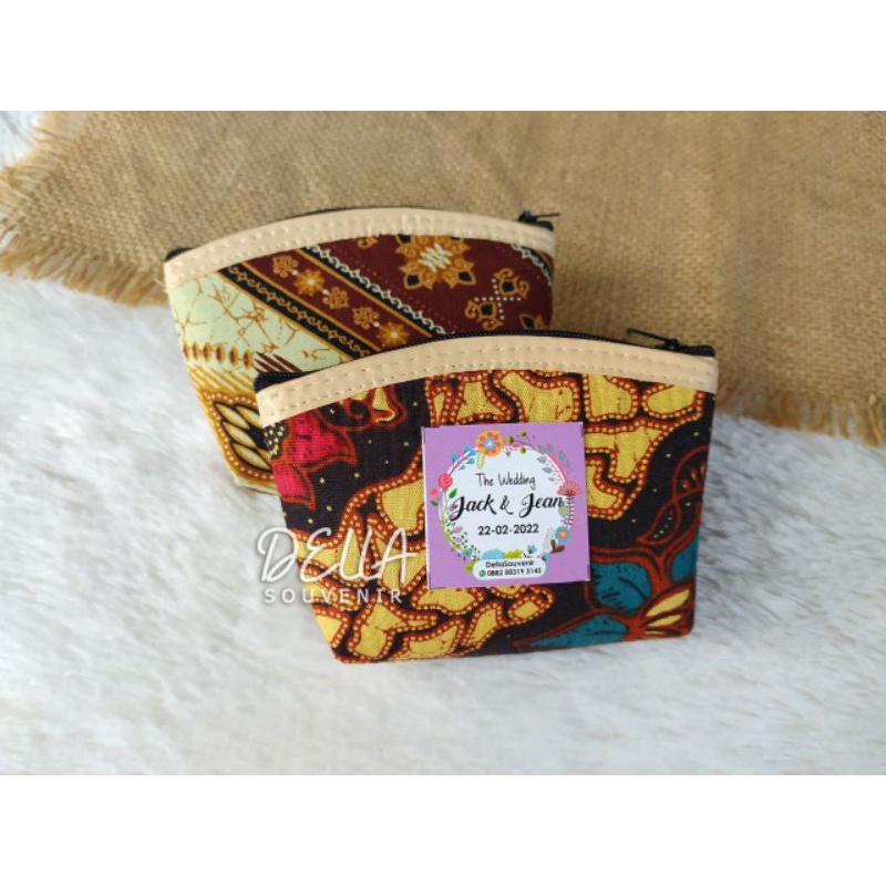 Souvenir Dompet Batik/Souvenir Dompet Koin/Souvenir pernikahan murah/Souvenir murah/Dompet Koin bati