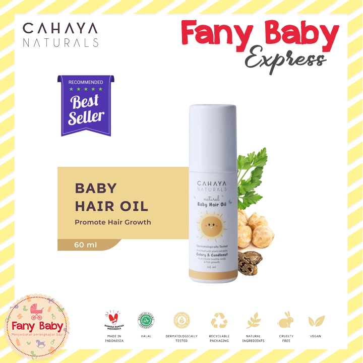 CAHAYA NATURALS BABY HAIR OIL 60ML