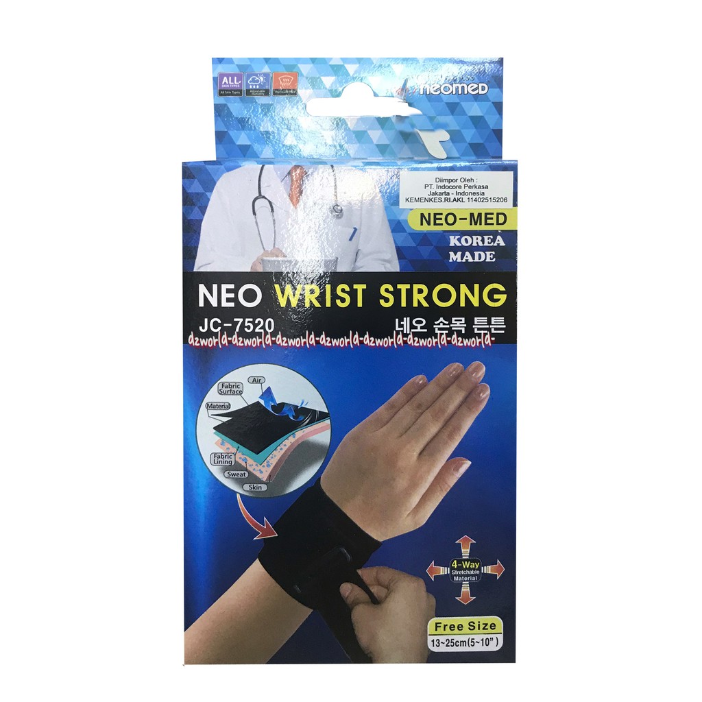 Neo-Med Neo Wrist Strong JC-7520 Alat Pelindung Pergelangan Tangan Saat Olahraga Neo Med