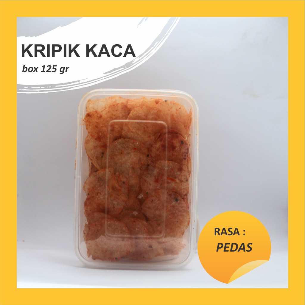 makanan ringa /keripik kaca/bok 125 gram