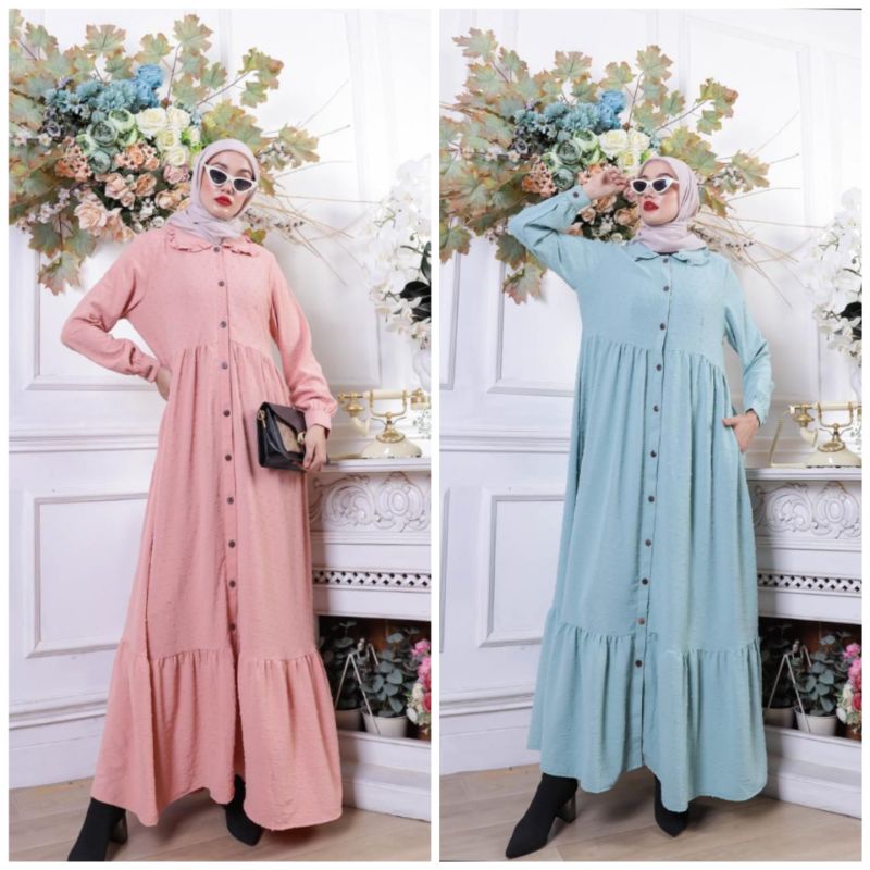 Dress Rubiah susun ORI Annisa Syari by ASM