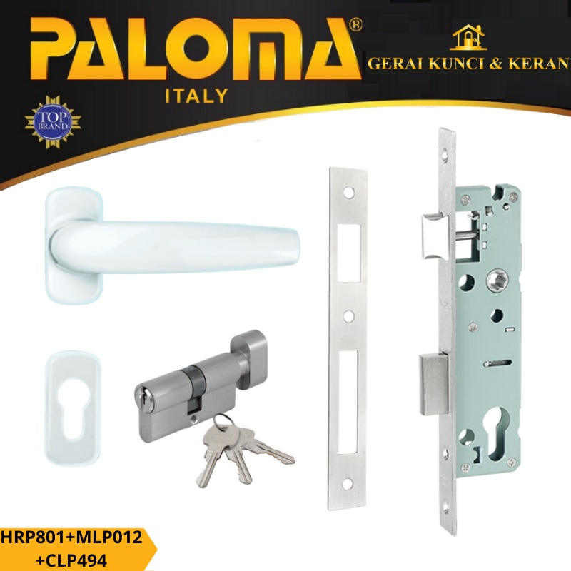 PALOMA HRP 801 MLP 012 CLP 494 HANDLE GAGANG PINTU SET KUNCI KNOB