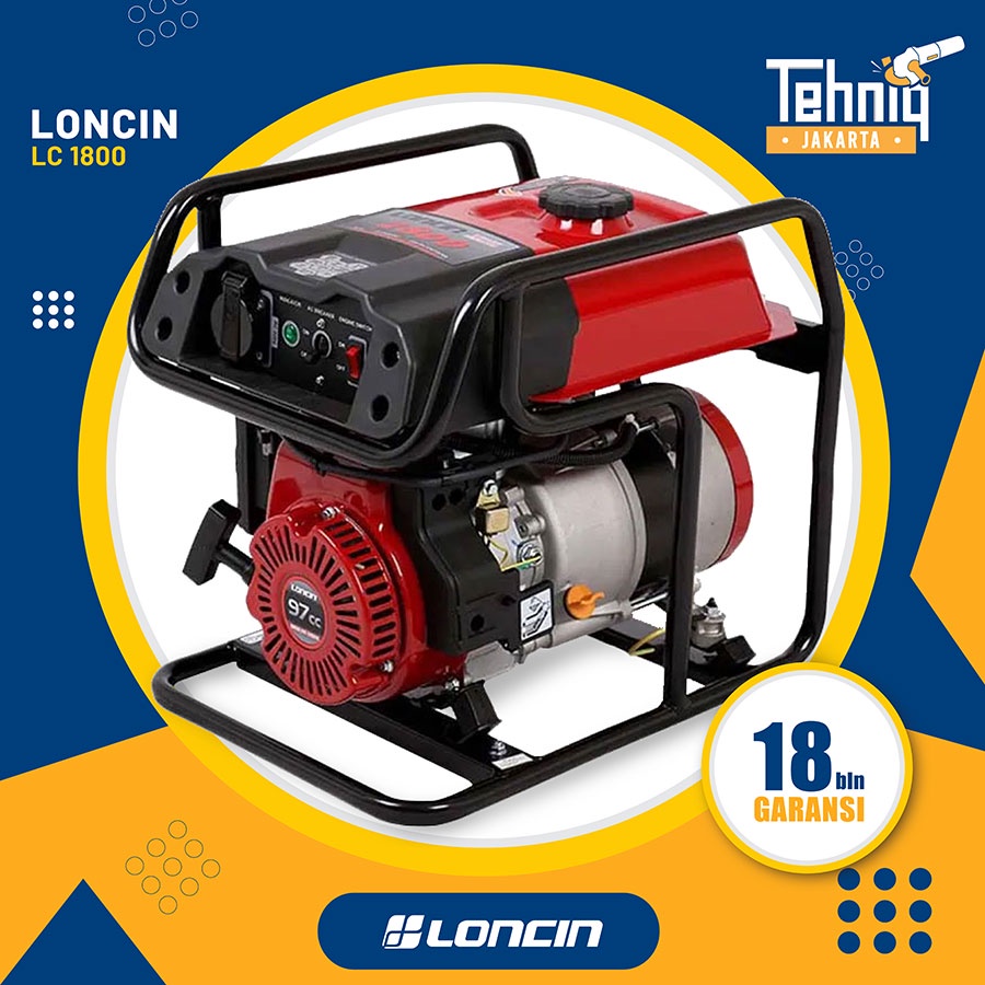 Generator Genset Listrik LONCIN LC 1800 Practical Series 1000 Watt