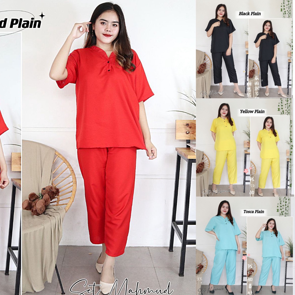 IZANY Piyama Dewasa / Set Kemeja Wanita XL - XXL MAHMUD