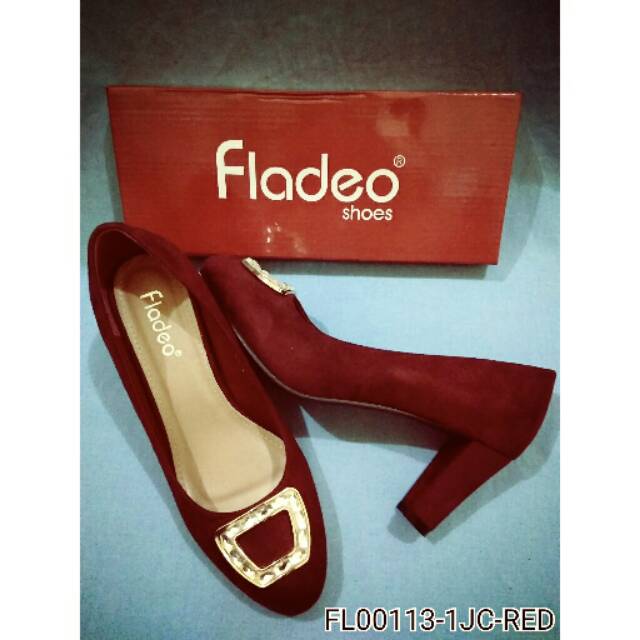 Real pict Pantofel Fladeo,SEPATU KERJA WANITA, HEELS TAHU,FLADEO CEWEK,