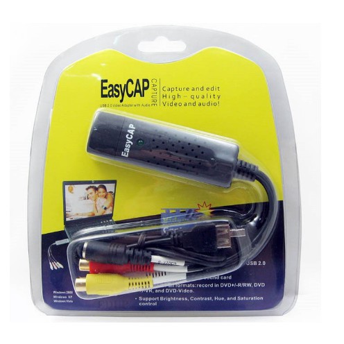 Trend-Easycap USB Video Capture Adapter 1 Channel utv007 Support Android / AV CAPTURE / USB TO DVR