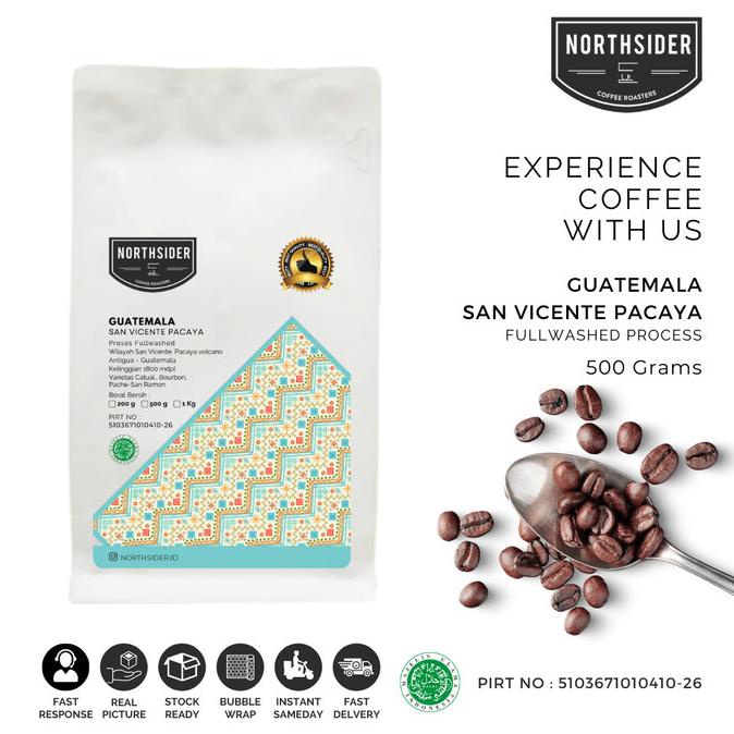 

BIJI KOPI ARABIKA GUATEMALA SAN VICENTE PACAYA WASHED 500GR NORTHSIDER