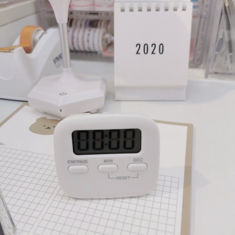 imoda INS Timer Siswa Belajar Elektronik Stopwatch Alarm Pengingat Jam Dapur-4