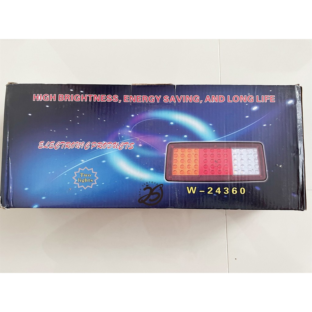 STOP LAMP KRISTAL 24V (1SET) STOPLAMP ANEKA TRUK LAMPU BELAKANG TRUK LAMPU REM KRISTAL