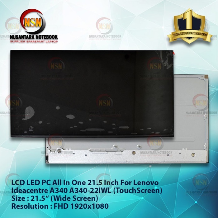 LED 21.5 Inch PC All In One LM215WFA TouchScreen For Lenovo Ideacentre