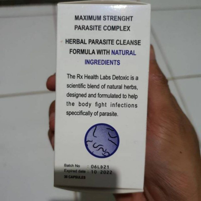DETOXIC ASLI OBAT DETOXIC ORIGINAL SUPLEMEN ANTI PARASIT HERBAL OBAT P