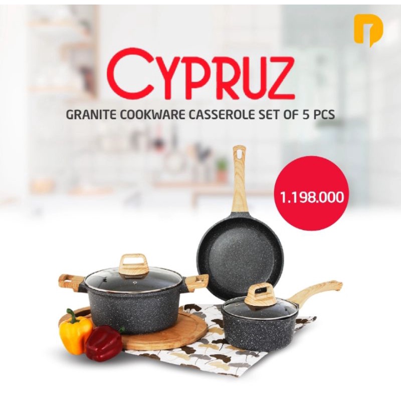 Cypruz - Set Cookware 5pcs
