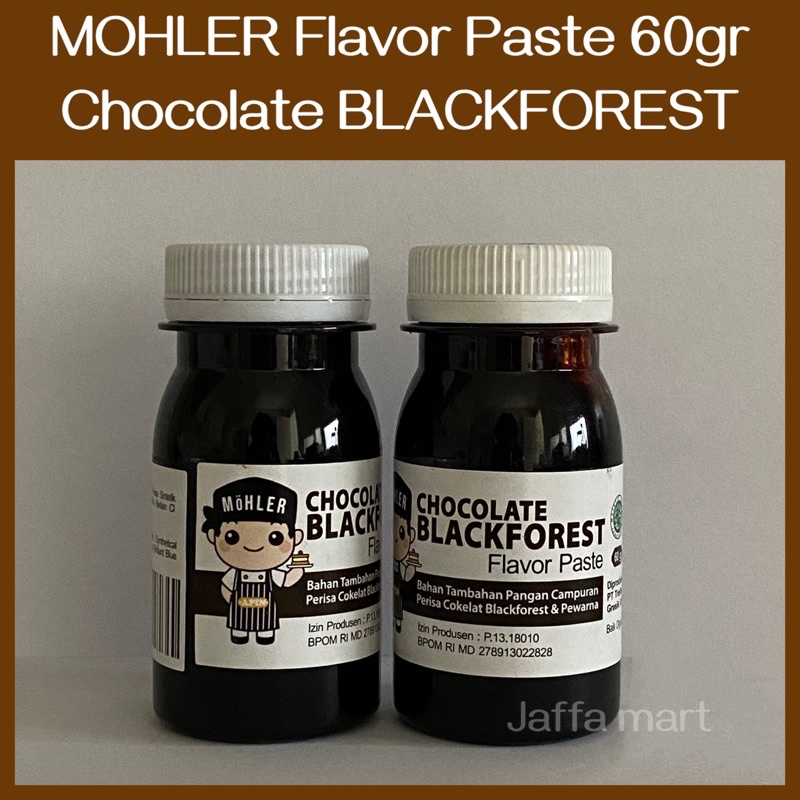 Pasta Perisa Pewarna MOHLER 60ml - BLACKFOREST CHOCOLATE