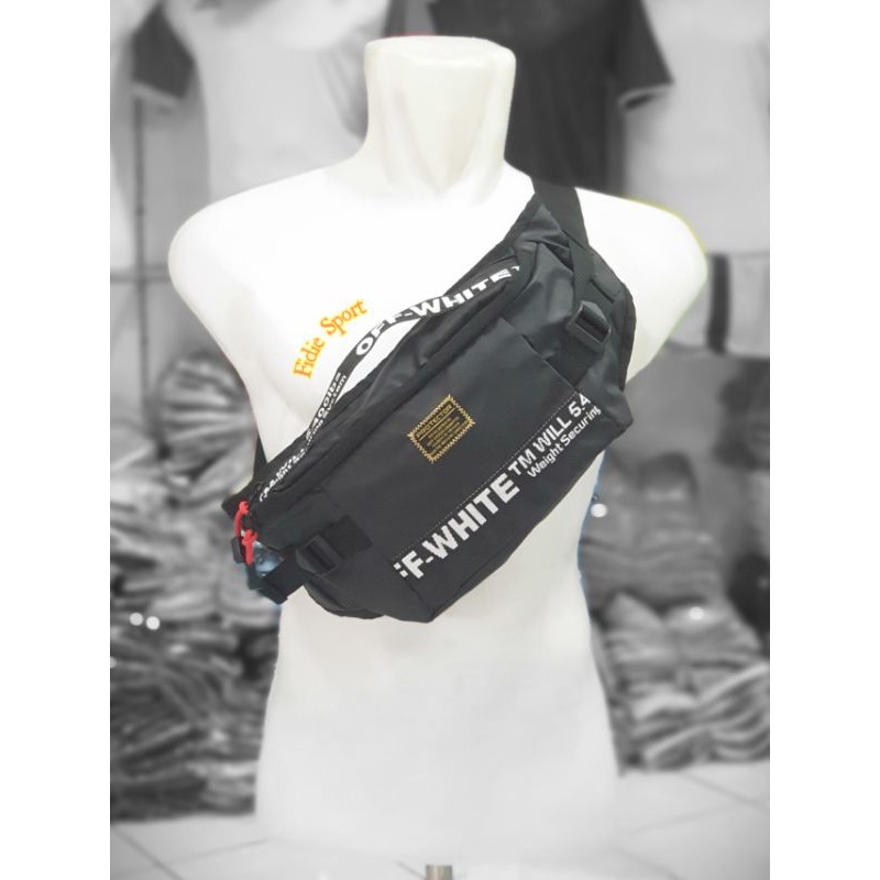 TAS SELEMPANG OFF-WHITE / TAS OFF-WHITE IMPOR /TAS SELEMPANG OFF-WHITE IMPOR