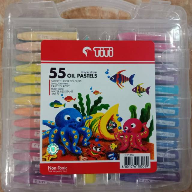 

Titi Oil Pastels isi 55 warna