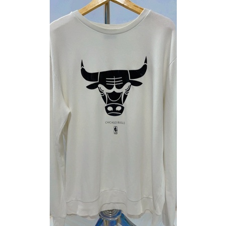 NBA CHICAGO BULLS CREWNECK WHITE SZ XXL COWOK