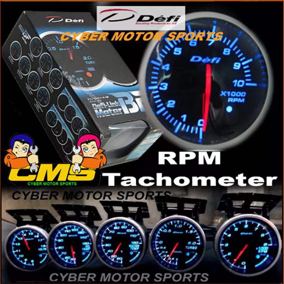 E0919 Tachometer Defi Bf Indikator Rpm . Defi Bf Rpm Meter . Indikator Pengukur  Rpm New