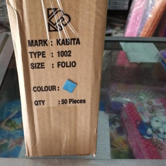 

Map Kertas Folio Type 1002 Merk Kabita ( isi 50 pcs ) - Biru