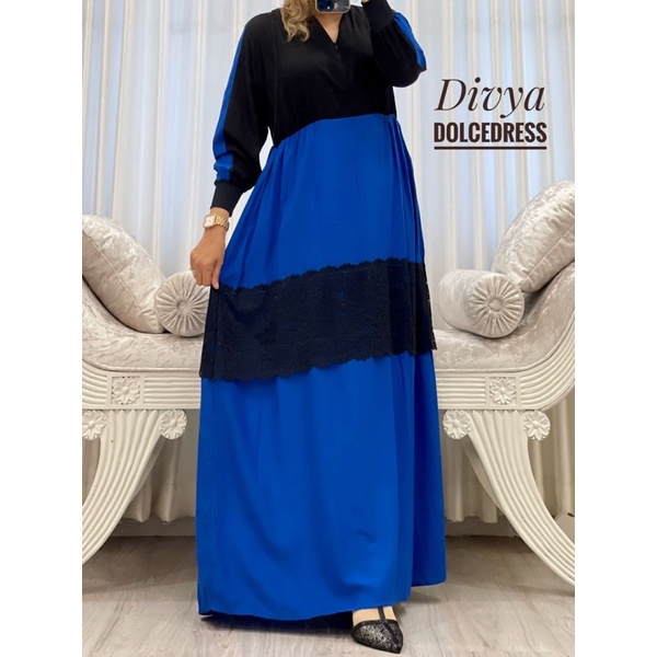 Daster arab DOLCE DIVYA Dress Rayon Super Original