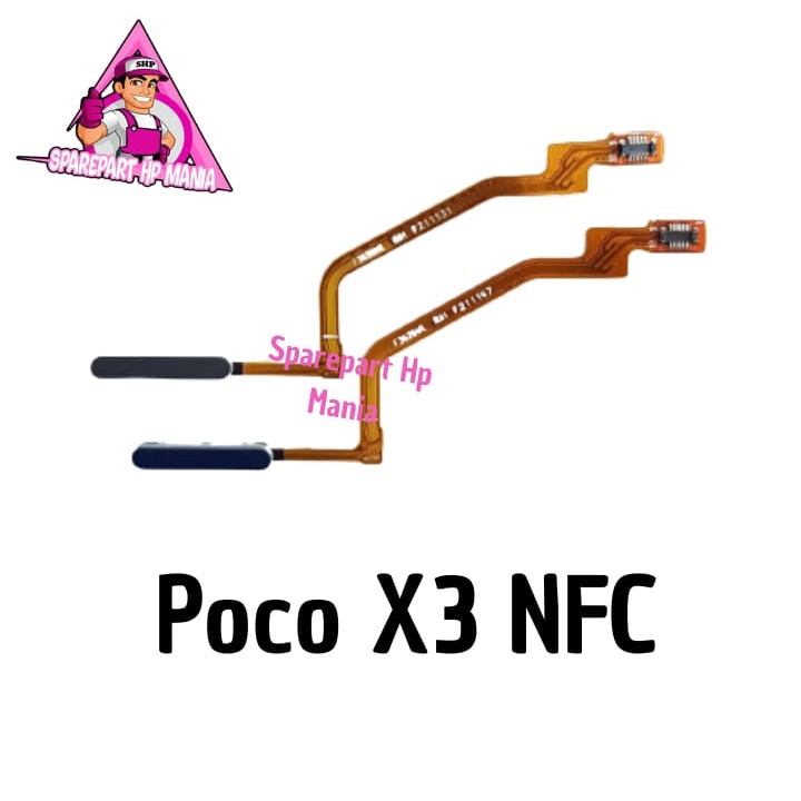 FLEXIBLE FINGERPRINT POCO X3 NFC FLEXIBEL SIDIK JARI ORIGINAL